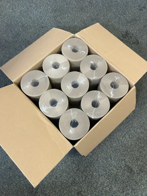 Brown Paper Roll box of 9 single ply 140m x 195mm