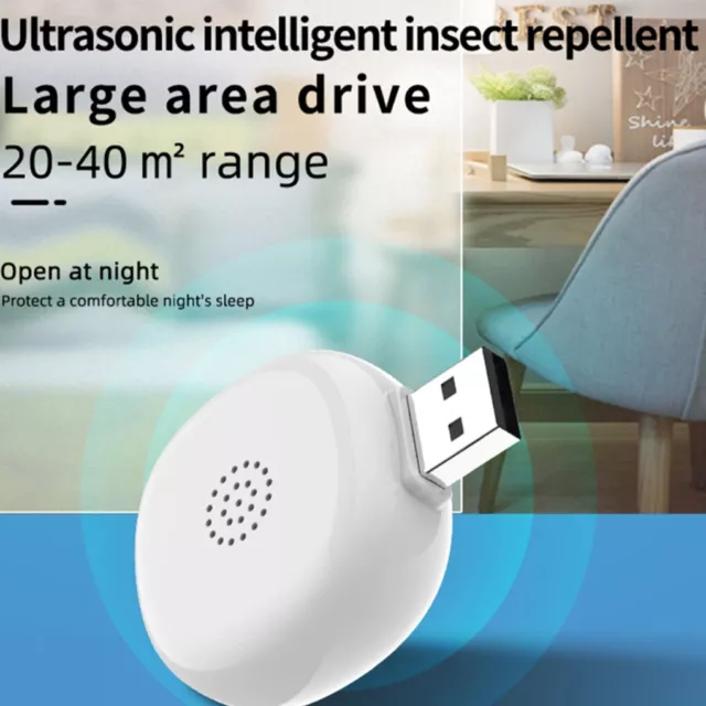 USB Ultrasonic Mosquito Repeller Portable USB Repeller Electronic Pest Repellent 2