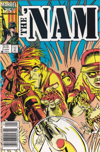 The 'Nam #2 (1986-1993) Marvel Comics, High Grade, Newsstand