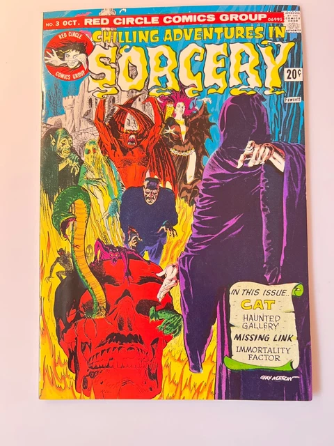 Chilling Adventures in Sorcery #3 Red Circle Comics 1973 Bronze Age Horror VF