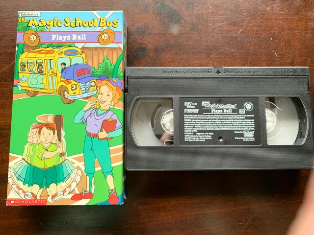THE MAGIC SCHOOL Bus PLAYS BALL Scholastic VHS Kids Educational Cartoon ...