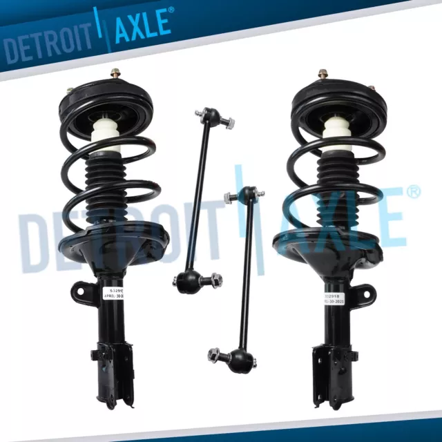 4pc Front Struts & Spring + Sway Bar Kit for 2006 2007 2008 2009-2014 Kia Sedona