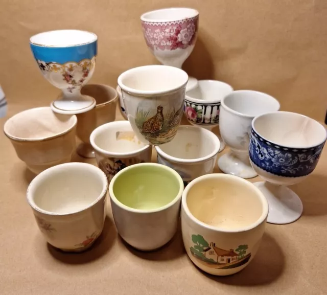 Small Lot of Mixed Vintage Egg Cups