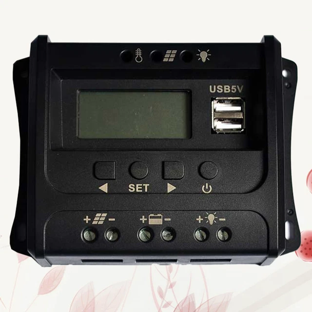 LCD Display Laderegler Solar Laderegler Panel Batterie Regler