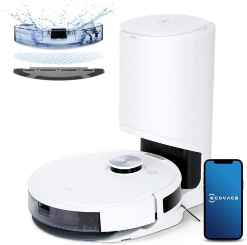 ECOVACS DEEBOT N10+ Robot Vacuum Cleaner with Mop 4300Pa 300 min,TrueMapping 2.0