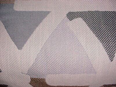 12-1/4Y Kravet / Lee Jofa Ecru Mocha Geometric Ikat Upholstery Fabric 3