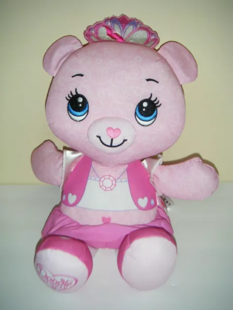 Fisher Price 2011 Pink Doodle Bear Plush Stuffed Toy