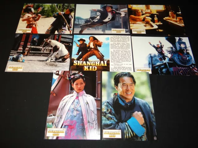 jackie chan SHANGHAI KID  ! jeu de photos cinema lobby cards kung-fu