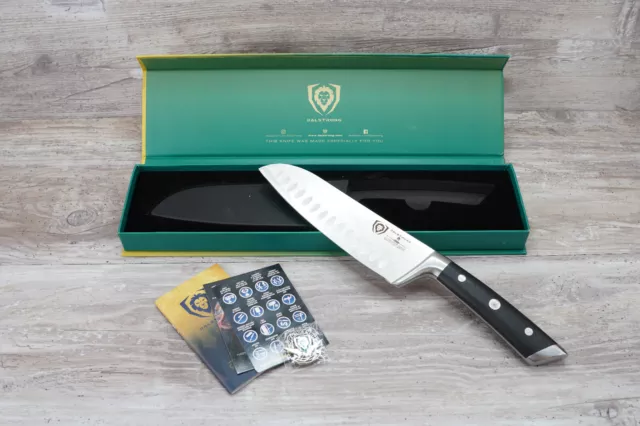 DALSTRONG GLADIATOR Series ELITE - 7" SANTOKU Knife, High Carbon German Steel