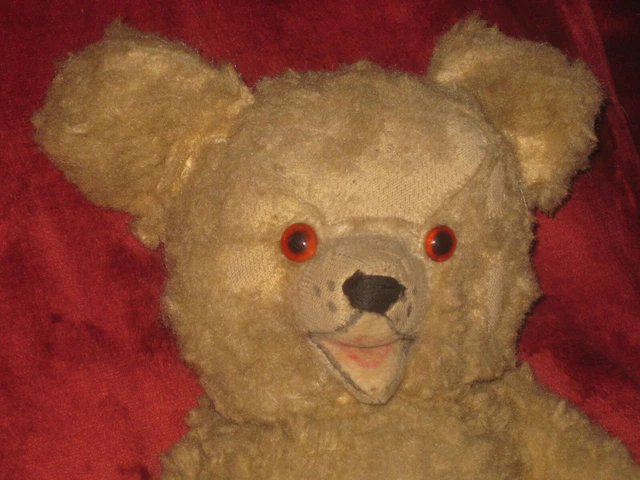 Peluche Vintage Ours En Paille Bel état Collection Peluche Vintage Ours En Paille Bel état Collection