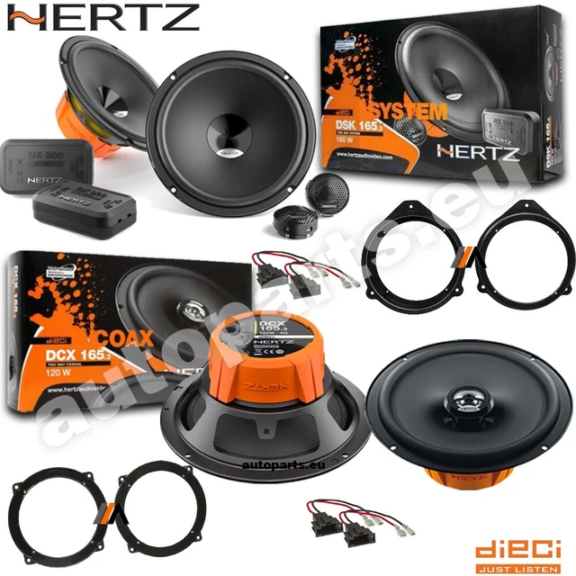 Hertz DSK 165.3 Kit Altoparlanti 2 Vie 165mm + Adattatori | Compatibile Con Audi A3 3 Porte (2003) Posteriori | DV 165.3, DT 24.3, DX 300 - 6