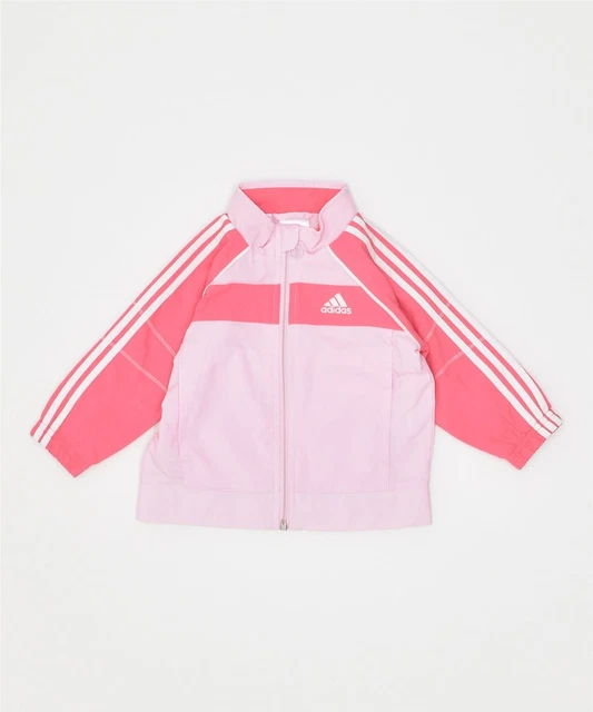 Giacca Top Tuta Ragazze ADIDAS 6-9 Mesi Rosa Colourblock Poliestere DR08
