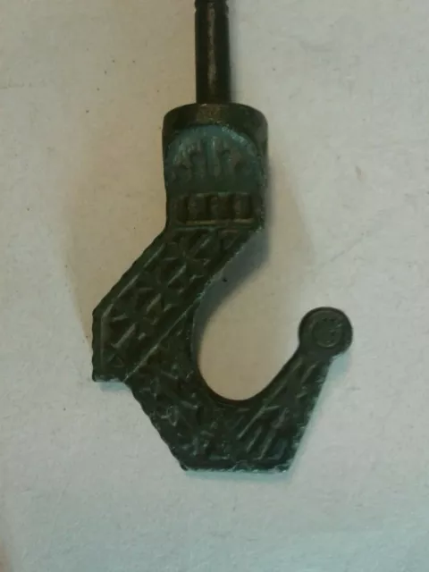 Antique Plant Light Ceiling Hanging Hook Vintage Cast Iron Bird Cage Hanger 3