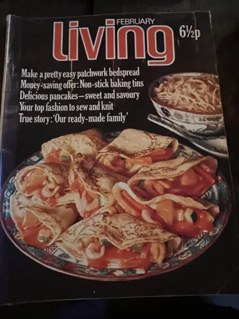 Vintage Living Magazine Bundle Of 2, 1971