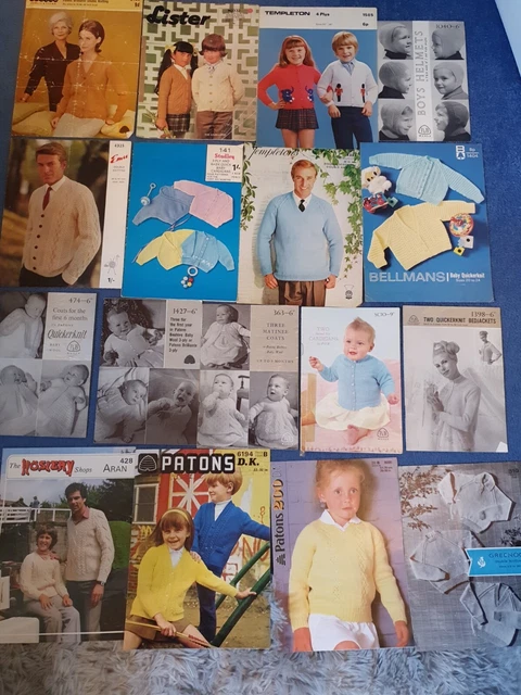 17 patrones de tejido vintage