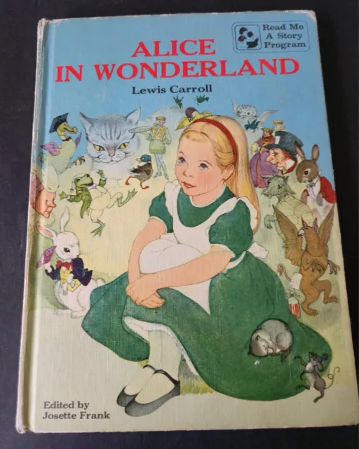 VINTAGE PETER PAN/ALICE In Wonderland Read Me A Story 2 Sided Book £6. ...