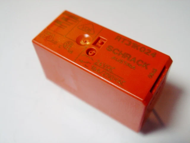 RELAIS 24V 1XUM 250V 16A schrack RT31K024 = RT314024 #20-52/3 EUR 6,47 ...