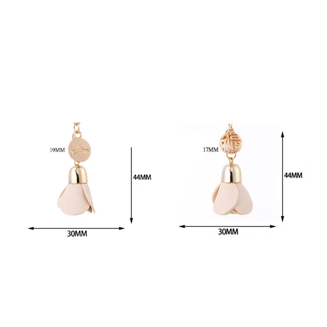 2 Pcs Bag Pendant Keychain Bags Metal Keychain Hanging Pendant Keychains 5