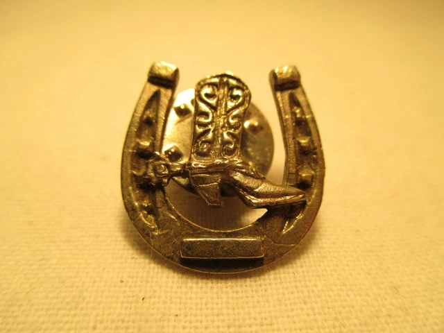 Occidental Vaquero Botas Pin Broche Hecho de Metal Motociclista