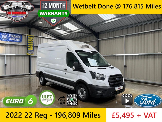 2022 22 REG Ford Transit 350 L3H3 130BHP EcoBlue Fridge Van + VAT £ ...