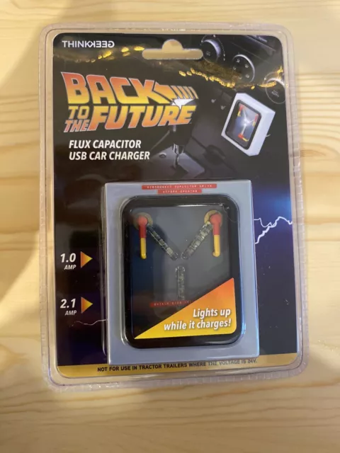 Back To The Future Light Up Flux Capacitor USB Car Charger THINKGEEK