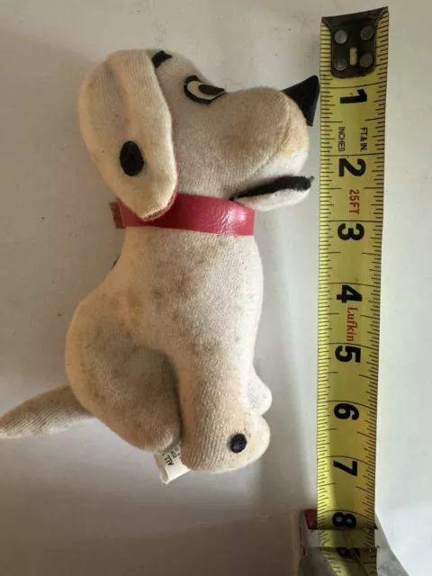 Vintage Rolly Walt Disney Productions 101 Dalmatians Plush 5.5” wood chip Taiwan