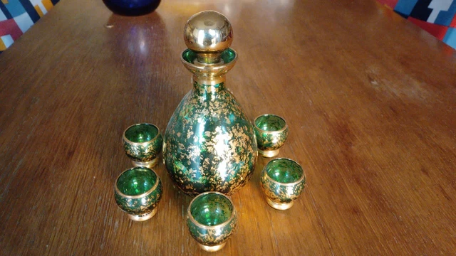 Servizio per Liquori In Vetro di Murano