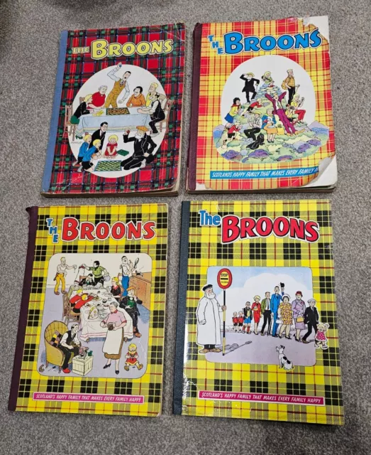 The Broons Annuals 1957 1963 1967 1971