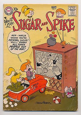 Sugar and Spike #7 (1957) Very Good VG (4.0) DC Comics