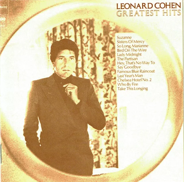 (CD) Leonard Cohen - Greatest Hits - Suzanne, So Long, Marianne,Sisters Of Mercy