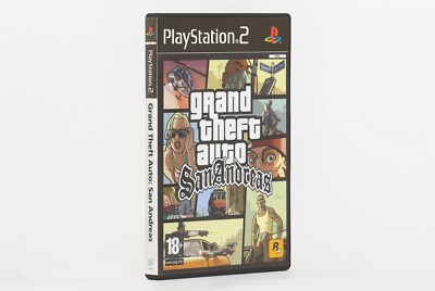 GRAND THEFT AUTO San Andreas Sony Playstation 2 PS2 PAL - 2004 ...