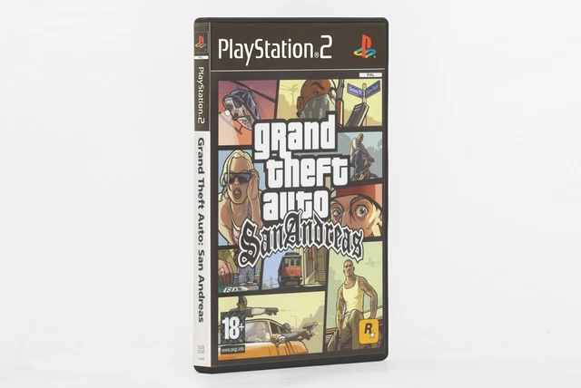 GRAND THEFT AUTO San Andreas Sony Playstation 2 PS2 PAL - 2004 ...