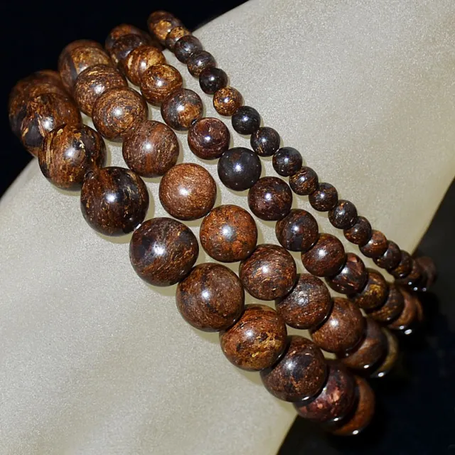 Handmade Healing Natural Gemstone Round Bead Stretch Bracelet 4mm 6mm 8mm 10mm