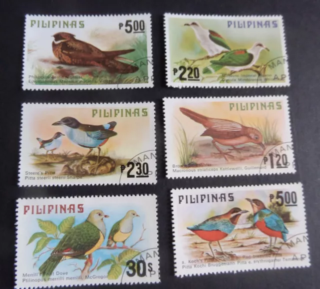 Philippines 1979 Birds  dove Warbler SG1504/9 CTO used as photo