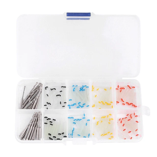 160PCS Dental Glass Fiber Post Single Refilled Package & 32 PCS Drills NEW