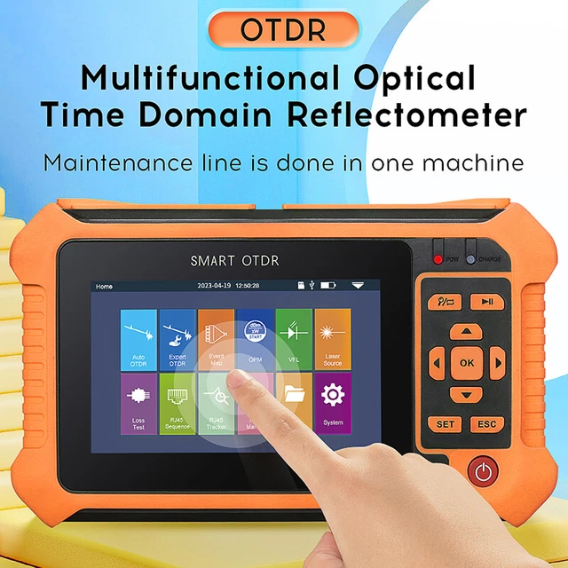 New OTDR Optical fiber tester SM 1625nm 22dB VFL/OLS/OPM/LED/RJ45 test SC FC UPC