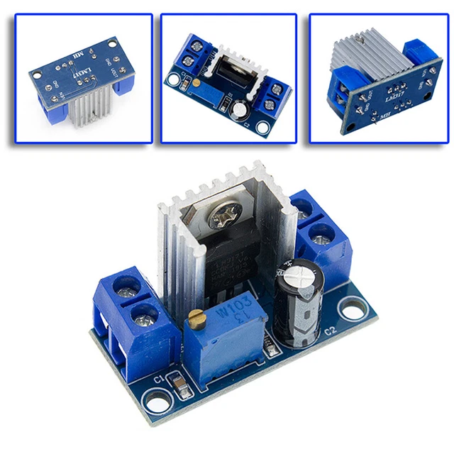 LM317 ADJUSTABLE VOLTAGE Regulator Buck Converter Step Down Power ...