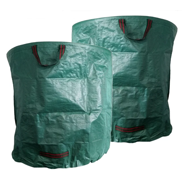 Gartensack 2 x 500L Gartentasche Laubsack Gartenabfallsack Gartenabfallbehälter