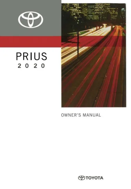 2020 Toyota Prius Owners Manual User Guide