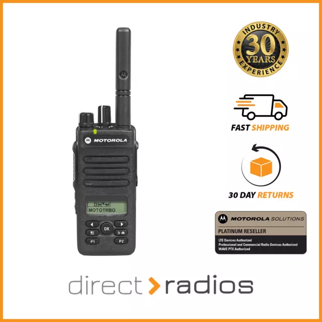 Motorola DP2600e VHF Digital Two Way Radio Walkie Talkie Handheld