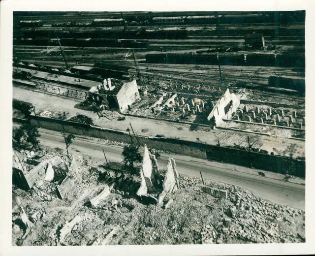 Gare En Tôle Litho Karl Bub - Allemagne 1945 - Modélisme Train - État Correct