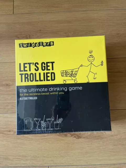 Let's Get Troilled Adult Drinking Game-BRAND NEW & SEALED-FREE DELIVERY