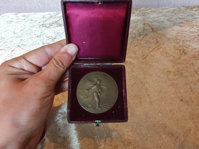 MÉDAILLE ANCIENNE BRONZE - Georges CHAUDRON - Académie Sciences - Anticorrosion EUR 22,00