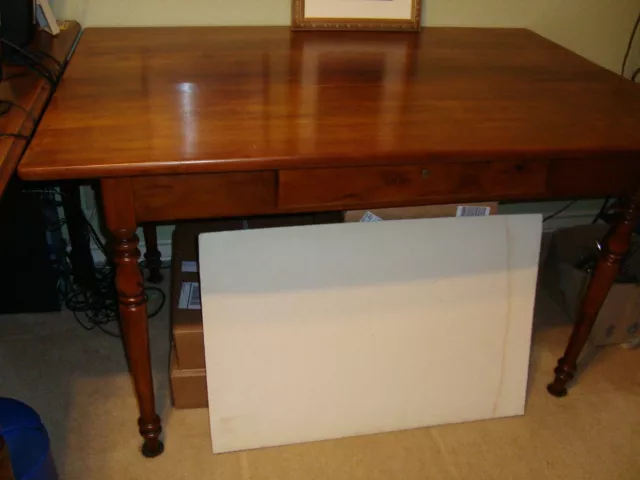 French walnut Louis Philippe period farm table, walnut, circa 1840