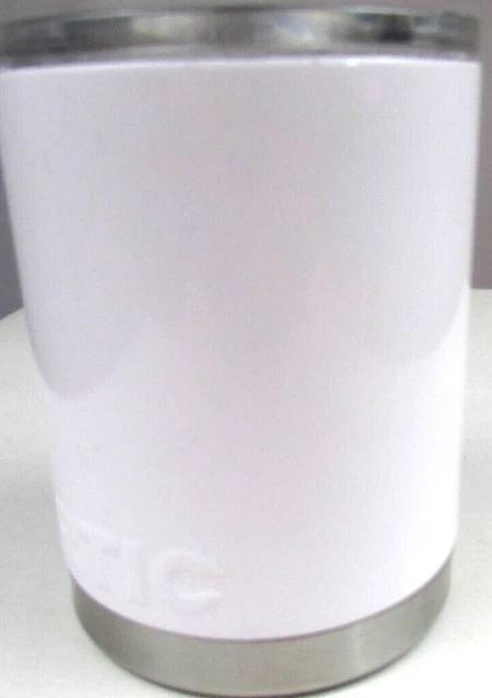 RTIC White Stainless SteelTumbler for Cold and Hot 10 oz