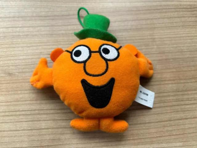 Mr Men Mr Clever McDonalds 2021 Happy Meal weich Plüschtier Kuscheltier Figur orange