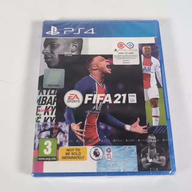*Brand New Sealed* FIFA 21 Playstation PS4 Video Game Manual PAL DISC RATTLE