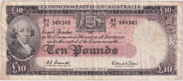 1960 Ten Pound Coombs/Wilson R63 Fine