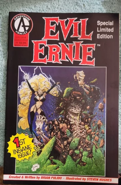 Special Ltd Ed #1 “Evil Ernie” 1992 Adventure Comics by Brian Pulido Lady DEATH