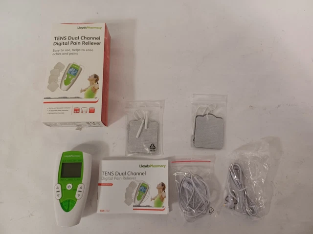 LloydsPharmacy Dual Channel Digital TENS Machine Pain Reliever Boxed D7 O581